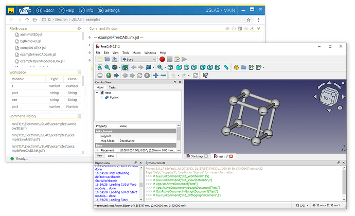 JSLAB_FreeCADLink